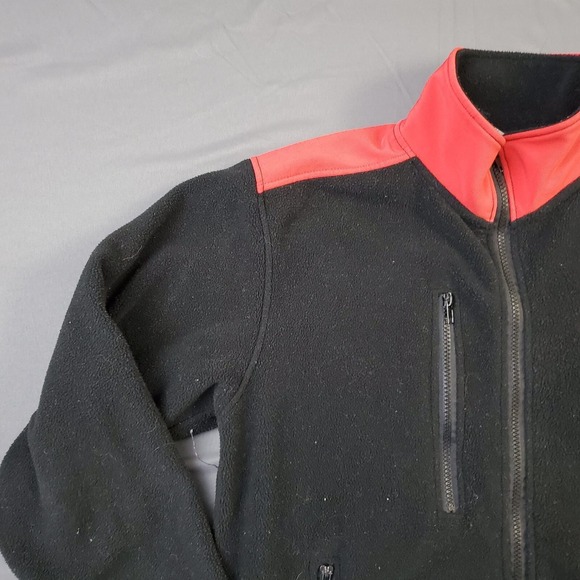 BMOC Louisville Cardinals Fleece Jacket Small Black Red Full Zip The Ville NCAA - Picture 9 of 12